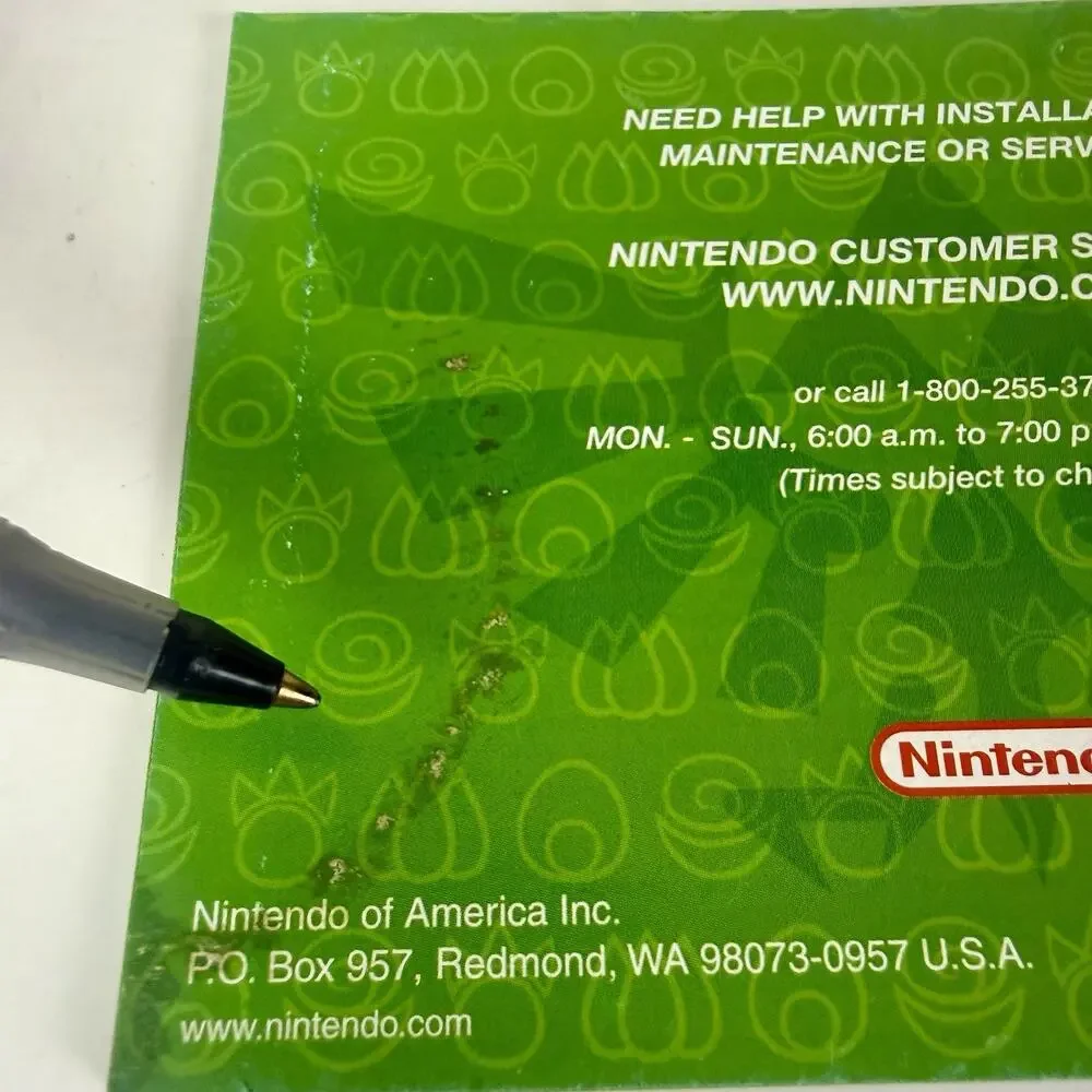 Legend of Zelda The Minish Cap Nintendo Game Boy Advance Instruction Manual ONLY